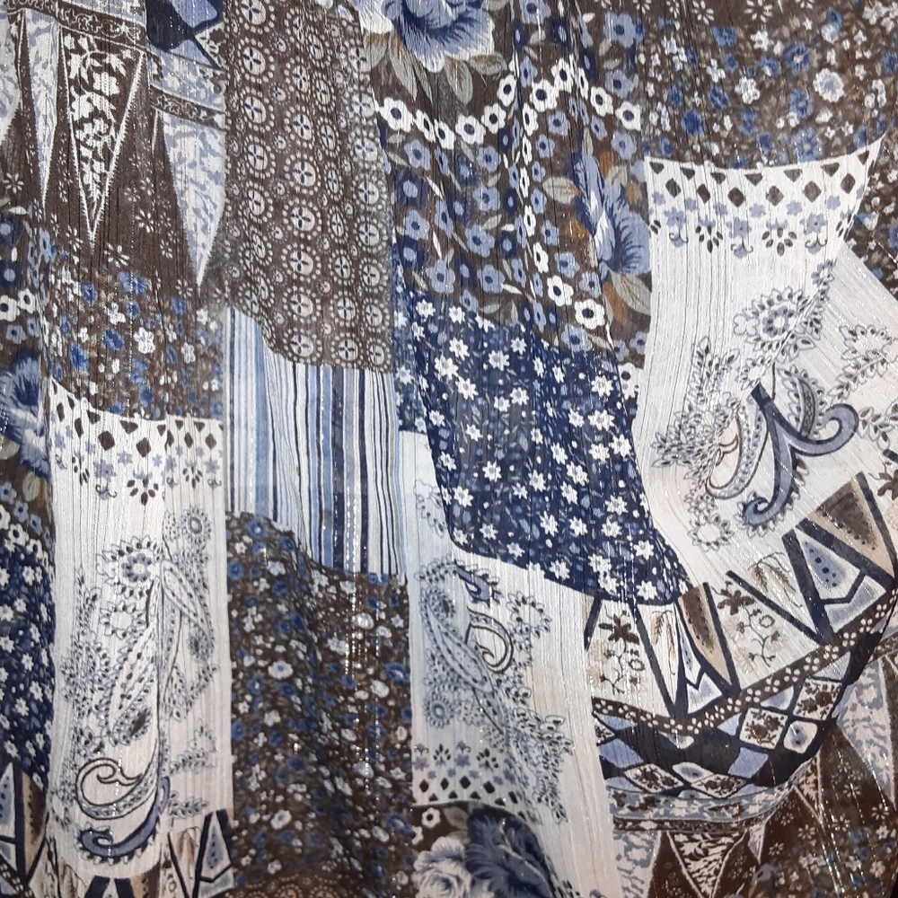 Super Cute Patchwork And Bead Top - image 4